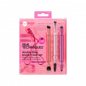 Набор двусторонних кистей для макияжа Real Techniques Double Time Retractable Brush Set