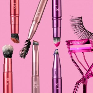 Набор двусторонних кистей для макияжа Real Techniques Double Time Retractable Brush Set