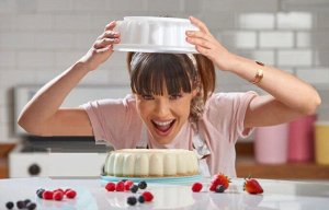 Форма для желе голубая, холодных закусок и десертов 1,5 л - Tupperware®.