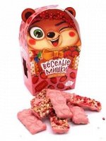 13.54.06 Конфеты с орехами &quot;Веселые мишки&quot; с Клубникой 150г*12шт ар.90254