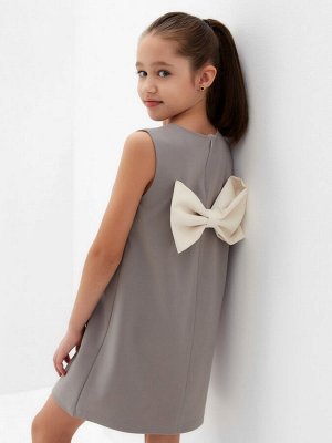 Платье нарядное детское MINAKU: PartyDress, цвет серый.