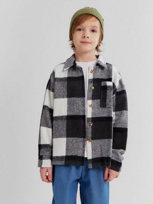Рубашка детская KAFTAN утеплённая, серая 30 (98-104 см)