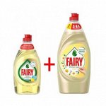 FAIRY Ср-во д/мытья посуды Нежные руки Ромашка и витамин Е 900мл+Гель д/мытья Детской посуды 450мл