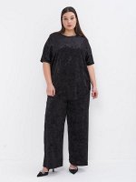 Костюм из бархата KO42911BLK01