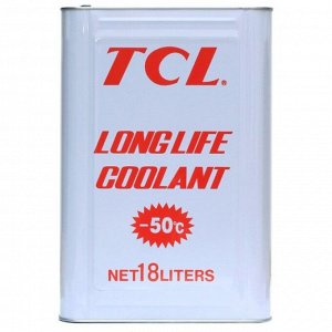 Антифриз TCL Long Life Coolant Red, LLC, красный, -50°C, 18л, арт. LLC00765