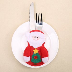 Украшение "Новый год" для столовых приборов, 1 шт.