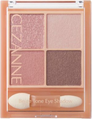 CEZANNE Beige Tone Eye Shadow - тени бежевых оттенков на каждый день