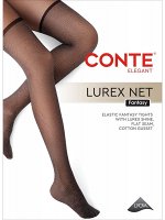 Lurex Net Колготки женские с имитацией чулок из люрекса в мелкую сетку