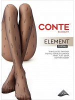 Element Колготки женские с вертикальными линиями из точек