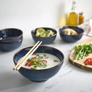 GLADELIG, Миска, синяя, 19 см