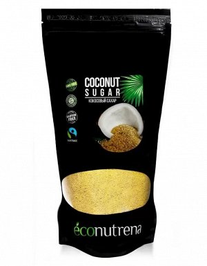 Кокосовый сахар, 500г (светлый) ORGANIC, Econutrena