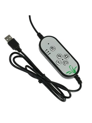Фитосветильник для растений, светодиодный, 9 Вт, 250 мм, IP66, 5 В, USB, прищепка, таймер, полноспектральный