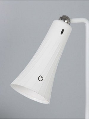 Светильник настольный «Рим» АКБ 1200Ма USB Type-C 5Вт LED 3000-6000К сенсор, плафон на магните 7х14х
