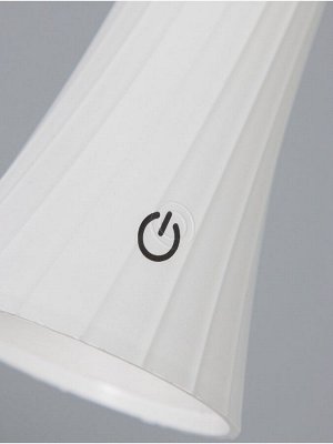 Светильник настольный «Рим» АКБ 1200Ма USB Type-C 5Вт LED 3000-6000К сенсор, плафон на магните 7х14х