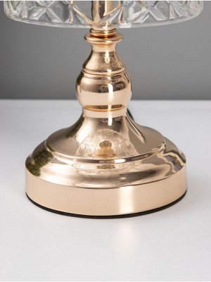 Лампа настольная RISALUX «Элли», LED, 10 Вт, золото, 13.5x13.5x31 см