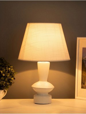 Лампа настольная RISALUX «Ваза», 40 Вт, Е14, белый, 24x24x38 см