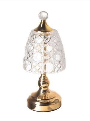 Лампа настольная RISALUX «Элли», LED, 10 Вт, золото, 13.5x13.5x31 см