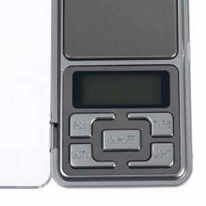 Весы электронные Luazon LVU-02, до 200 г, портативные, серые
