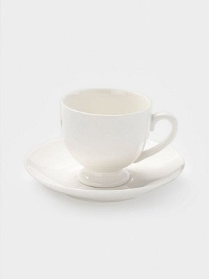 Чайная пара Magisto English tea party, 170 мл, фарфор, серая