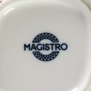 Кружки Magistro Mediterana, набор 2 шт.: 320 мл, фарфор, бежевые