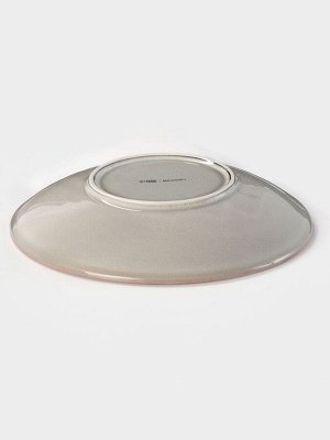 Тарелка глубокая Magistro Astral, 900 мл, d=25.8 см, фарфор, серая
