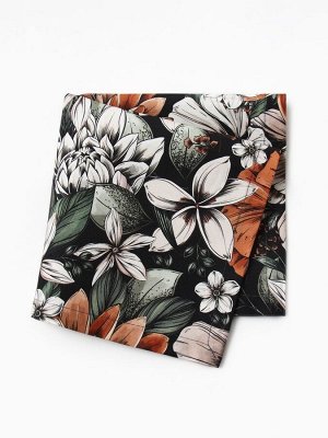 Набор салфеток с декорат. кольцами Этель Meadow flower 40х40 см - 4 шт, 100% хлопок, саржа