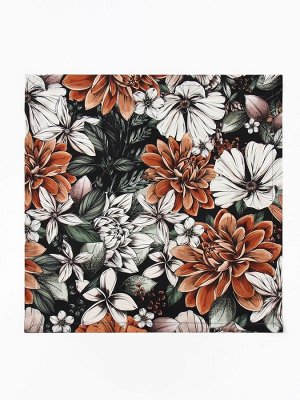 Набор салфеток с декорат. кольцами Этель Meadow flower 40х40 см - 2 шт, 100% хлопок, саржа