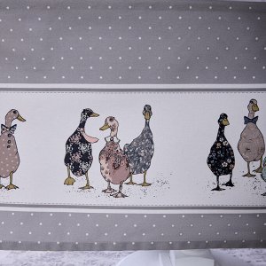 Скатерть FAMILY FARM 140x180 см, 100% хлопок, серый твил с пропиткой, 1 шт.