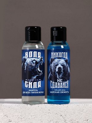 Подарочный набор «Всегда первый», гель для душа и шампунь для волос, 2x100, Чистое счастье