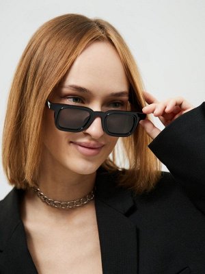 Очки солнцезащитные, uv 400, ширина 14.4 см, дужка 14.4 см, линза 4x4.5 см