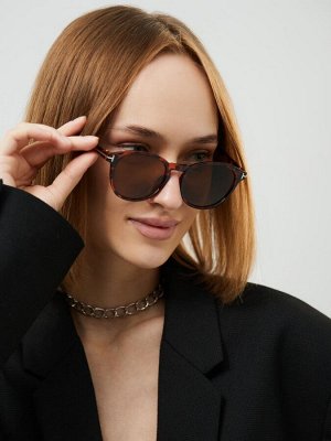 Очки солнцезащитные женские, uv 400, ширина 14.1 см, дужка 13.5 см, линза 6x5.1 см