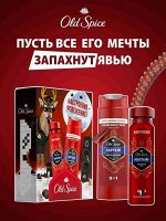 ПН OLD SPICE Аэрозольный дезодорант Captain 150мл+Гель для душа + шампунь 3в1 Captain 250мл