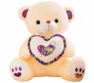 Мягкая игрушка Медведь с сердцем, 29 см