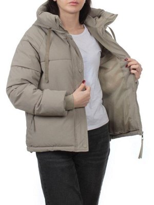 A2301 KHAKI Куртка зимняя женская (150 гр. холлофайбер)