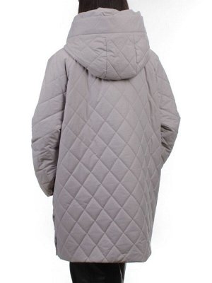 F-806 GRAY BEIGE Куртка демисезонная женская (100 гр. холлофайбер)