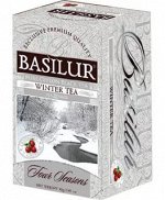 Чай Basilur ВРЕМЕНА ГОДА &quot;Зимний&quot; (с клюквой)/ WINTER TEA&quot; 20 пак+ 5 пак* 2 г. *12 картон ТОП