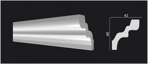 Карниз DD39 Decor-Dizayn из дюрополимера 46*42мм 2м 1/29