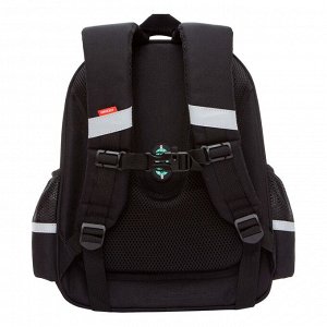 Ранец школьный формованный GRIZZLY с анатомической спинкой на ножках, для мальчика
