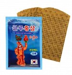 Korean Glu Red Ginseng Плacтыpь лечебный c жeньшeнeм и глюкoзaминoм, 25шт