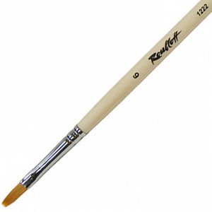 Кисть Кисть ПЛОСКАЯ из синтетики № 6, ручка удлиненная лак, обойма цельнотянутая , белая

Используется для прорисовки прямых линий и прямоугольных форм.