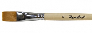 Кисть Кисть ПЛОСКАЯ из синтетики № 18, ручка удлиненная лак, обойма цельнотянутая , белая

Используется для прорисовки прямых линий и прямоугольных форм.