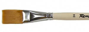 Кисть Кисть ПЛОСКАЯ из синтетики № 24, ручка удлиненная лак, обойма цельнотянутая , белая

Используется для прорисовки прямых линий и прямоугольных форм.