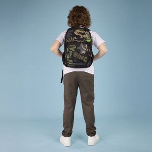 Рюкзак школьный GRIZZLY с карманом для ноутбука 13", анатомической спинкой, для мальчика