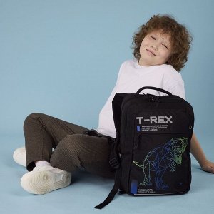 Рюкзак молодежный GRIZZLY с карманом для ноутбука 13", анатомической спинкой, для мальчика