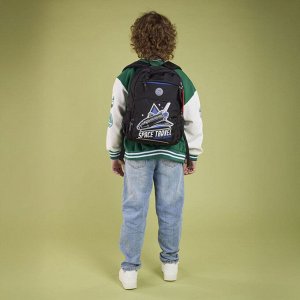 Рюкзак школьный GRIZZLY с карманом для ноутбука 13", анатомической спинкой, для мальчика