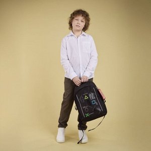 Рюкзак школьный GRIZZLYс карманом для ноутбука 13", анатомической спинкой, для мальчика