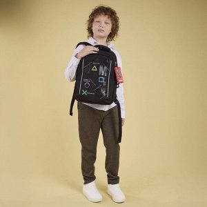 Рюкзак школьный GRIZZLYс карманом для ноутбука 13", анатомической спинкой, для мальчика