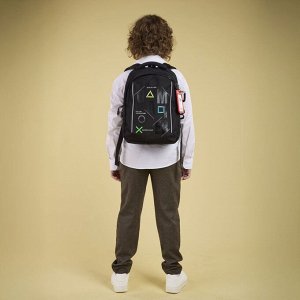 Рюкзак школьный GRIZZLYс карманом для ноутбука 13", анатомической спинкой, для мальчика