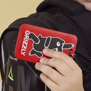 Рюкзак школьный GRIZZLYс карманом для ноутбука 13", анатомической спинкой, для мальчика