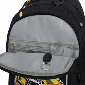 Рюкзак школьный GRIZZLYс карманом для ноутбука 13", анатомической спинкой, для мальчика